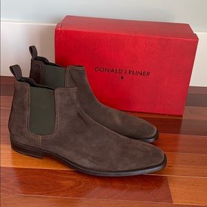 Donald J Pliner M Barton Suede Slip on Boot